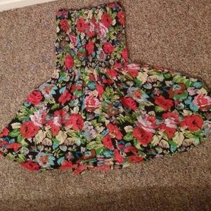 Strapless Summer Dress