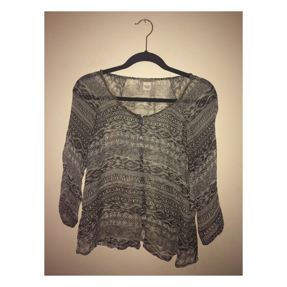 Lucky brand sheer top