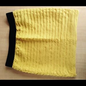 Yellow Body Con skirt 2 for $10
