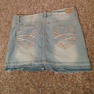 Reign Jean Miniskirt