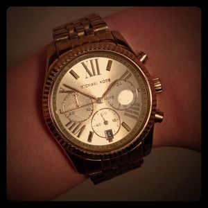 Gold Michael Kors Watch
