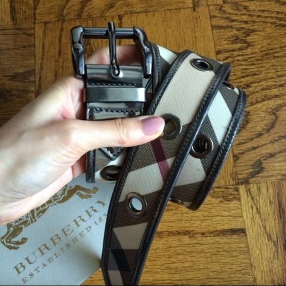 Burberry Check Belt