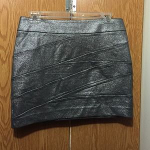 Express Silver Skirt