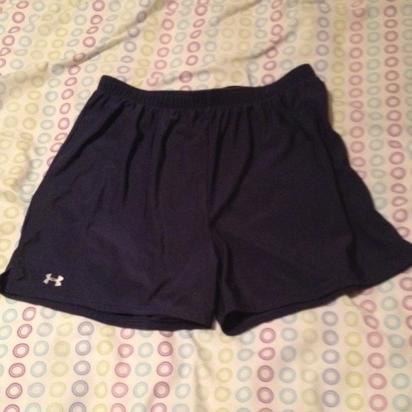 Under Armour Shorts Navy Blue Under Armor Shorts For Women Poshmark