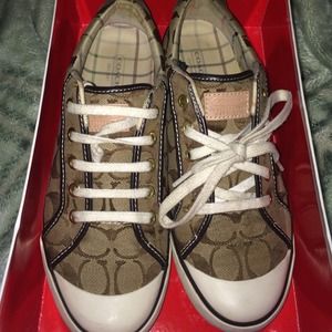 Coach sneakers (sz 9.5)