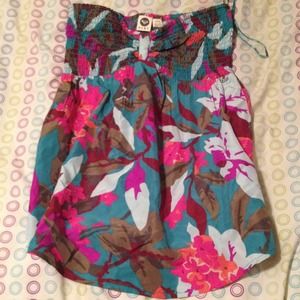Roxy floral sleeveless top