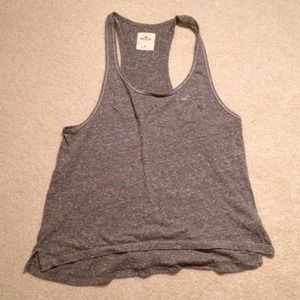 Gray Hollister tank