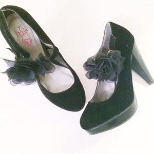 Velvety Maryjane Pumps
