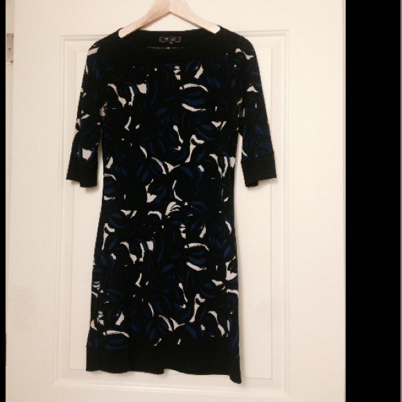 Patterned shift dress