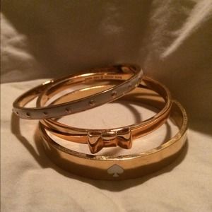 3 Kate Spade Bangle Set ♠️