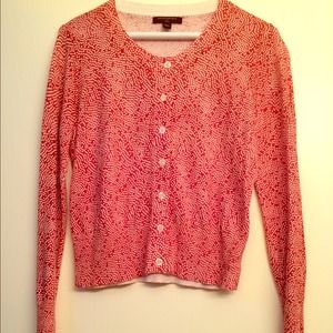 Banana Republic dot petite cardigan