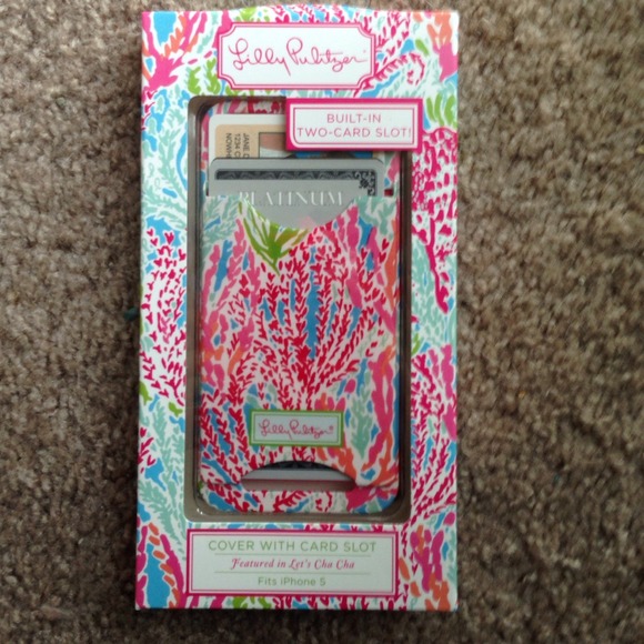 Lilly Pulitzer "lets cha cha" iphone case