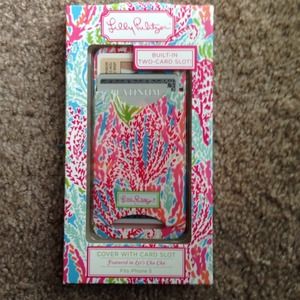 Lilly Pulitzer "lets cha cha" iphone case
