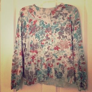 "Floral" cardigan