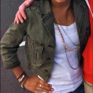 Anthropologie mid sleeve, crop jacket/blazer