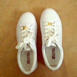 white Michael Kors sneakers