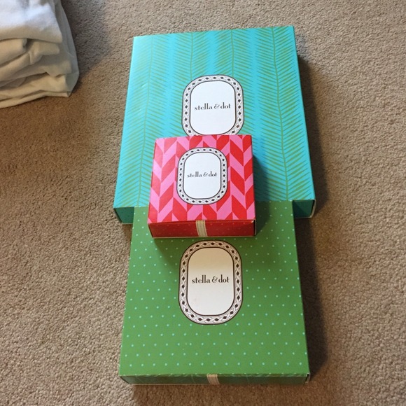 3 Stella & Dot Boxes