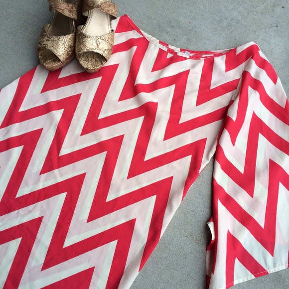 🎀Host Pick🎀Chevron One Shoulder Dress