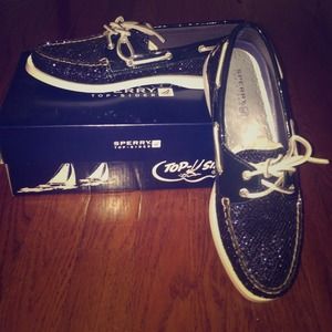 A/O NAVY GLITTER SPERRY