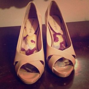 Madden girl - Gertiee nude open toe pump