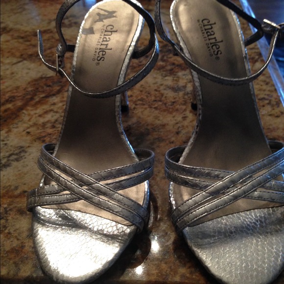 Silver Charles David Heels