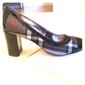 Franco Sarto plaid shoes