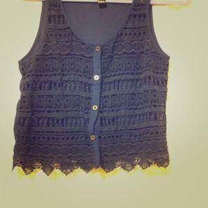 Lace vest