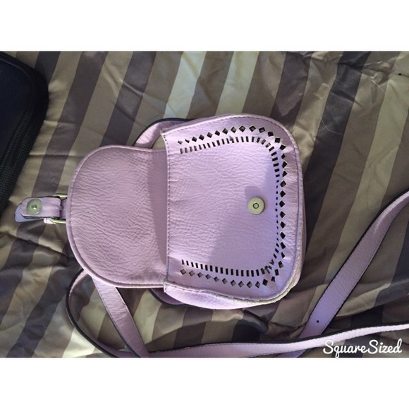 Purple Charming Charlie cross body Small Tote - Picture 2 of 3