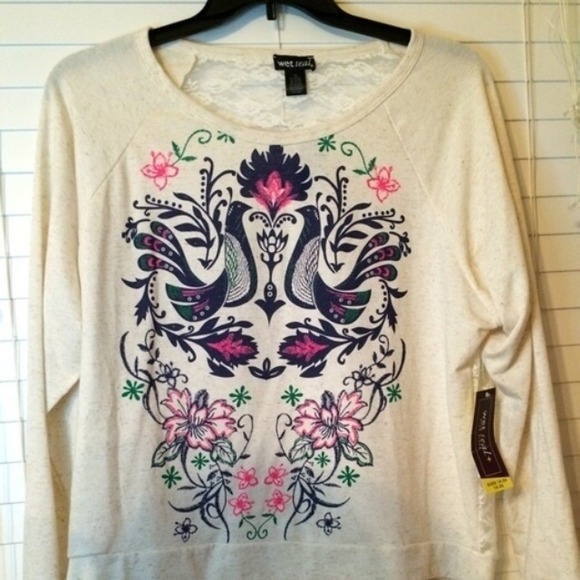 Wetseal lace sweater /pullover