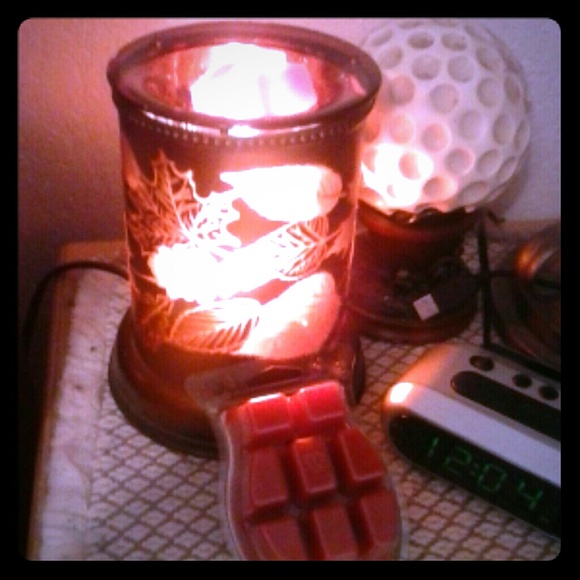 Gorgeous lampshade Scentsy Warmer and bar