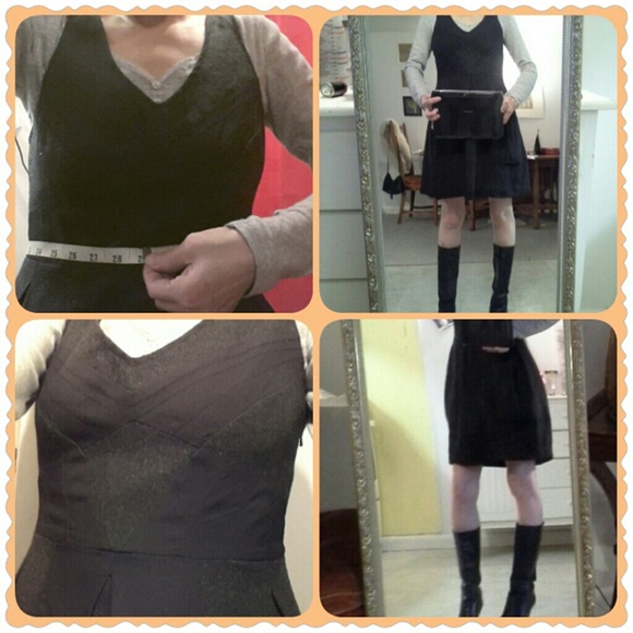 update on little black wool dress