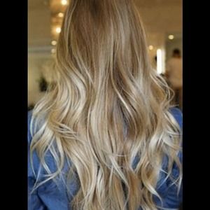 Ombré balayage 22" clip in hair extensions 120g
