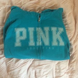 Blue Victoria Secret Zip Up