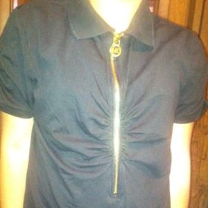Michael Kors women's black shirt.