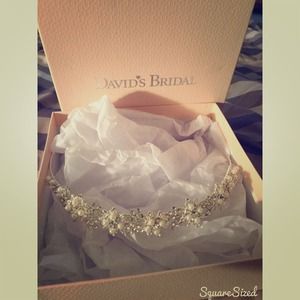 Gorgeous Diamond and Pearl Bridal Headband