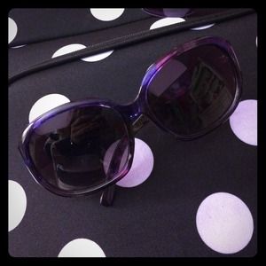 Big purple sunglasses