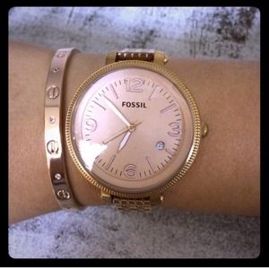 Rose Gold Love Screw Fashion Bracelet