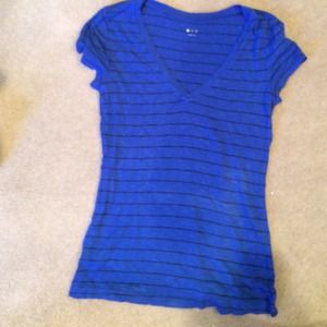 3 Dot Blue and Black Tee