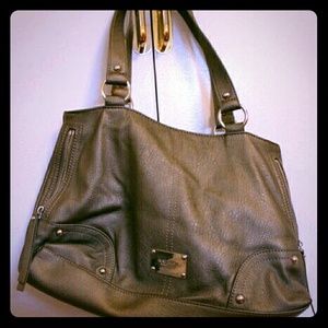 Pewter Nine West tote