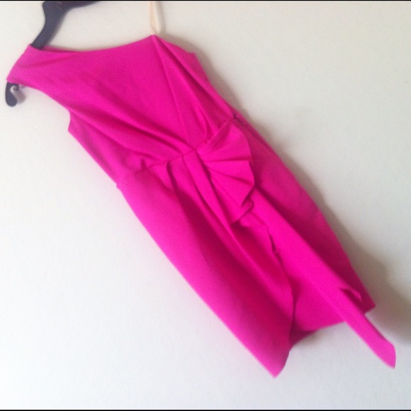 BCBG Generation Pink Flounce Formal Dress - Picture 3 of 4