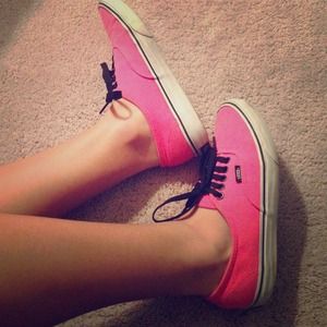 Neon Pink Vans