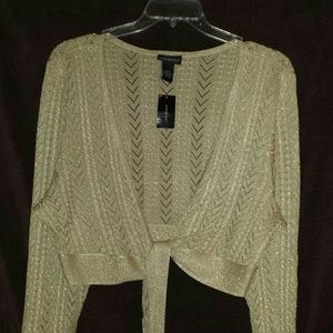 Reserved Bundle ...2 Wrap Blouses....Gold & Brown