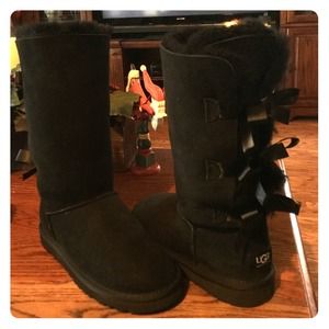 Black Bailey Bow UGG Australia Boots