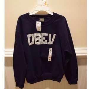 Obey Navy Blue PullOver!