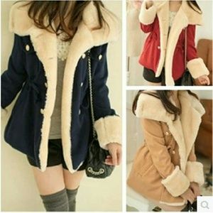 Ladies Women Sweet Winter Jacket Coat