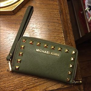 Michael Kors Studded Wristlet