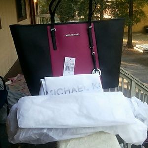 Michael kors tote and mk sunnies bundle