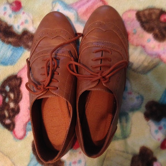 PacSun Shoes - Brown Oxford Shoes