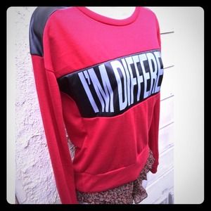 🚫sold🚫I'm  different red sweater