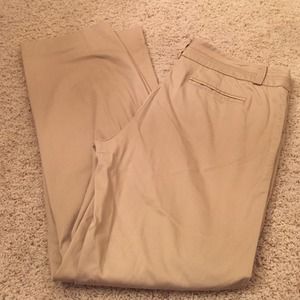 Tan slacks from Old Navy w/ hook closure. Size 12